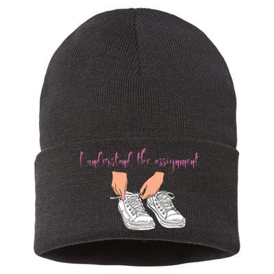 I Understand The Assignment Sustainable Knit Beanie