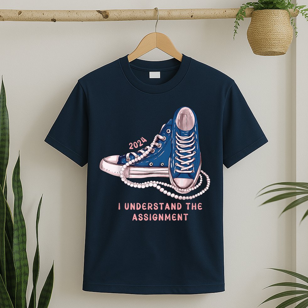 I Understand The Assignment Vote Blue Election 2024 Kamala Harris 2024 T-Shirt