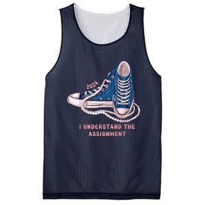 I Understand The Assignment Vote Blue Election 2024 Kamala Harris 2024 Mesh Reversible Basketball Jersey Tank