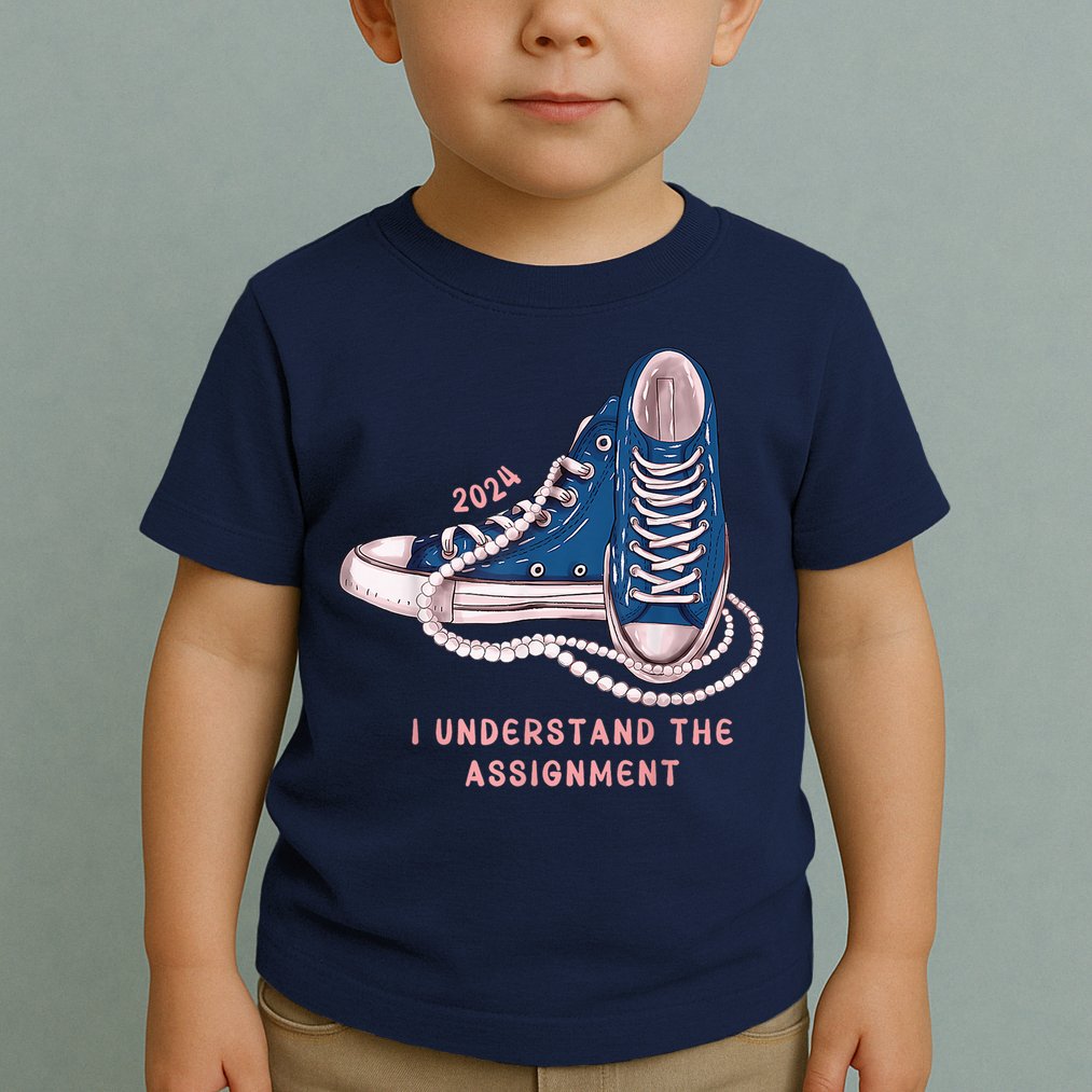 I Understand The Assignment Vote Blue Election 2024 Kamala Harris 2024 Toddler T-Shirt