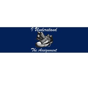 I Understand The Assignment Vote Blue Election 2024 Bumper Sticker