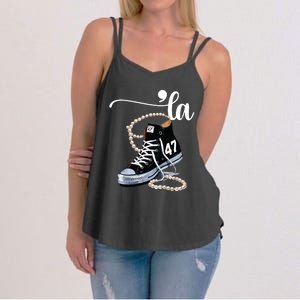 I Understand The Assignment Chucks And Pearls Election 2024 Women's Strappy Tank