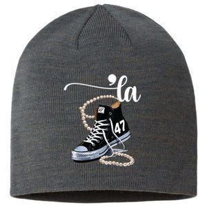 I Understand The Assignment Chucks And Pearls Election 2024 Sustainable Beanie