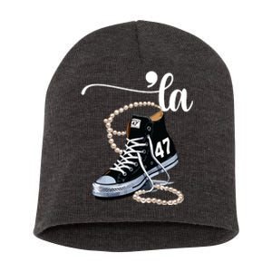 I Understand The Assignment Chucks And Pearls Election 2024 Short Acrylic Beanie