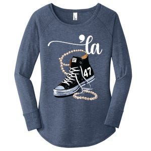 I Understand The Assignment Chucks And Pearls Election 2024 Women's Perfect Tri Tunic Long Sleeve Shirt