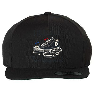 I Understand The Assignment Chucks And Pearls Election 2024 Gift Wool Snapback Cap