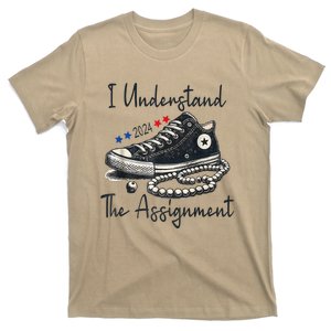 I Understand The Assignment Chucks And Pearls Election 2024 Gift T-Shirt