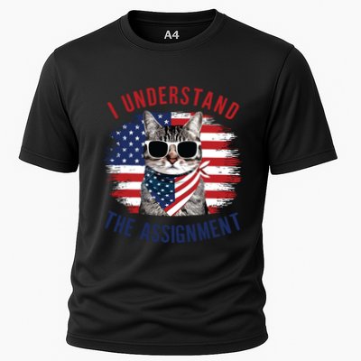 I Understand The Assignment Cat Childless Cat Lady Cooling Performance Crew T-Shirt