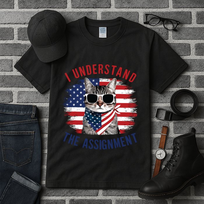 I Understand The Assignment Cat Childless Cat Lady Tall T-Shirt