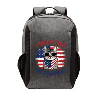 I Understand The Assignment Cat Childless Cat Lady Vector Backpack