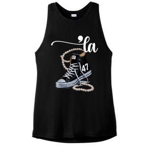 I Understand The Assignment Chucks And Pearls Election 2024 Ladies PosiCharge Tri-Blend Wicking Tank