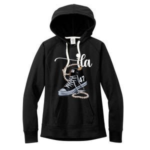 I Understand The Assignment Chucks And Pearls Election 2024 Women's Fleece Hoodie