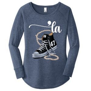 I Understand The Assignment Chucks And Pearls Election 2024 Women's Perfect Tri Tunic Long Sleeve Shirt