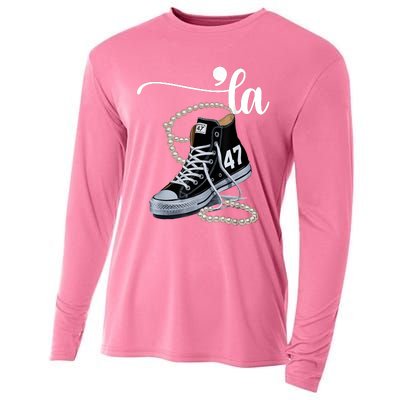 I Understand The Assignment Chucks And Pearls Election 2024 Cooling Performance Long Sleeve Crew