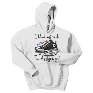 I Understand The Assignment Chucks And Pearls Election 2024 Kids Hoodie