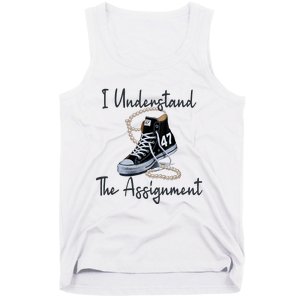 I Understand The Assignment Chucks And Pearls Election 2024 Tank Top