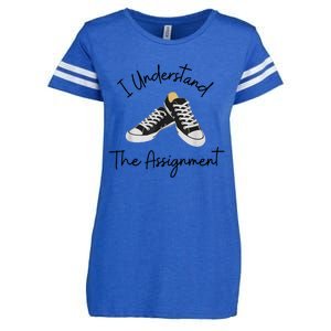 I Understand The Assignment Chucks And Pearls Election 2024 Enza Ladies Jersey Football T-Shirt