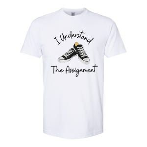 I Understand The Assignment Chucks And Pearls Election 2024 Softstyle CVC T-Shirt