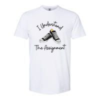 I Understand The Assignment Chucks And Pearls Election 2024 Softstyle CVC T-Shirt