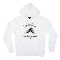 I Understand The Assignment Chucks And Pearls Election 2024 Hoodie