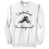 I Understand The Assignment Chucks And Pearls Election 2024 Sweatshirt