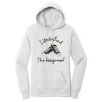 I Understand The Assignment Chucks And Pearls Election 2024 Women's Pullover Hoodie