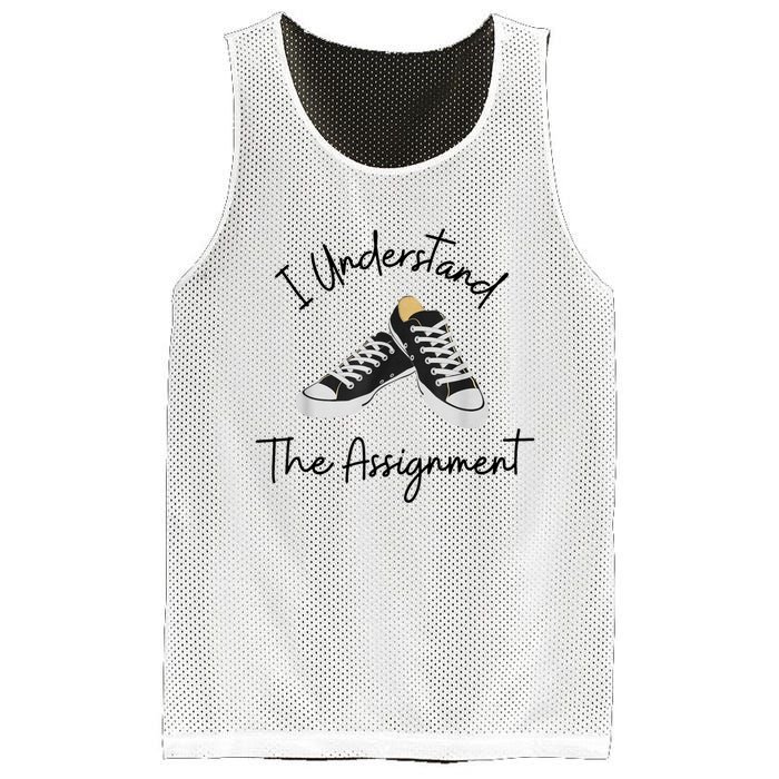 I Understand The Assignment Chucks And Pearls Election 2024 Mesh Reversible Basketball Jersey Tank