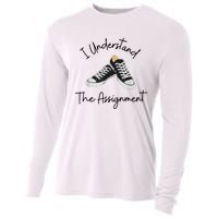 I Understand The Assignment Chucks And Pearls Election 2024 Cooling Performance Long Sleeve Crew