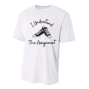 I Understand The Assignment Chucks And Pearls Election 2024 Performance Sprint T-Shirt