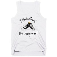 I Understand The Assignment Chucks And Pearls Election 2024 Tank Top