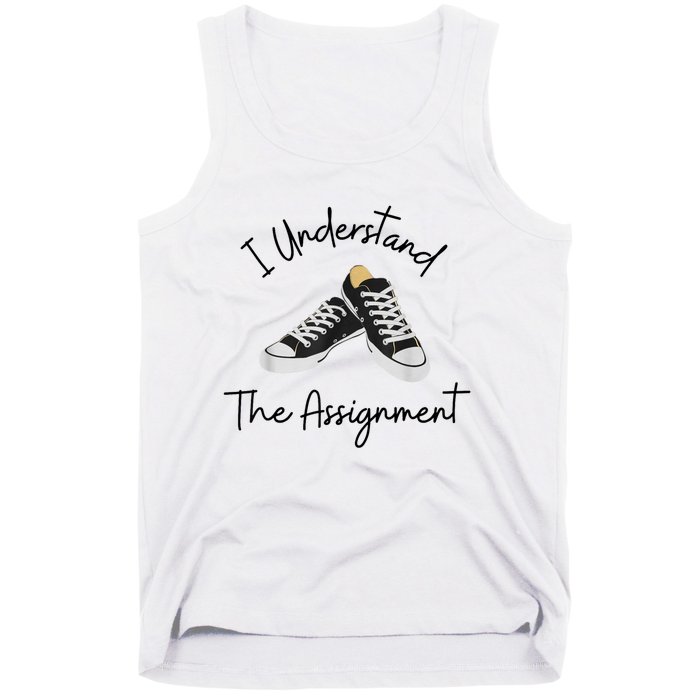 I Understand The Assignment Chucks And Pearls Election 2024 Tank Top