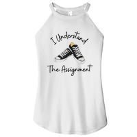 I Understand The Assignment Chucks And Pearls Election 2024 Women's Perfect Tri Rocker Tank