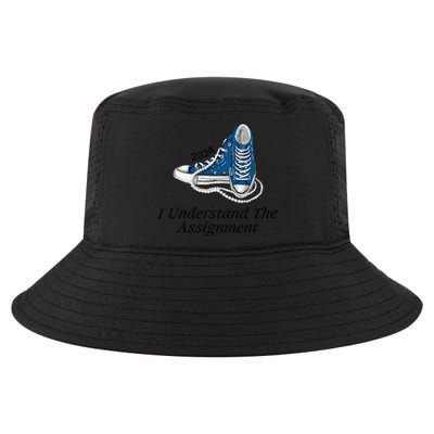 I Understand The Assignment Sneakers And Pearls Kamala 2024 Gift Cool Comfort Performance Bucket Hat