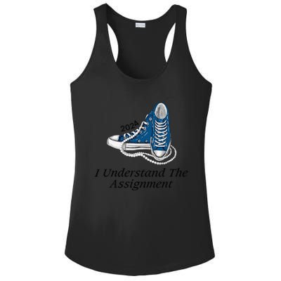 I Understand The Assignment Sneakers And Pearls Kamala 2024 Gift Ladies PosiCharge Competitor Racerback Tank