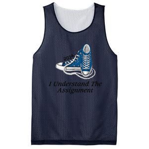 I Understand The Assignment Sneakers And Pearls Kamala 2024 Gift Mesh Reversible Basketball Jersey Tank