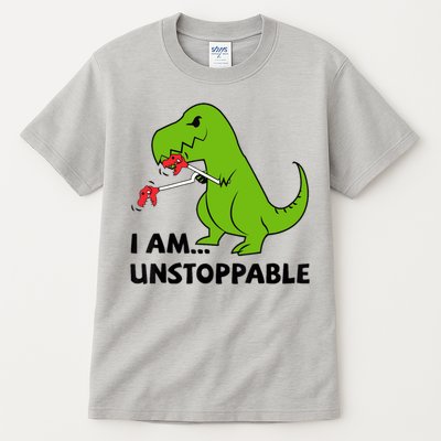 I'M UNSTOPPABLE T-Rex Dinosaur Funny Cute Trendy Tall T-Shirt