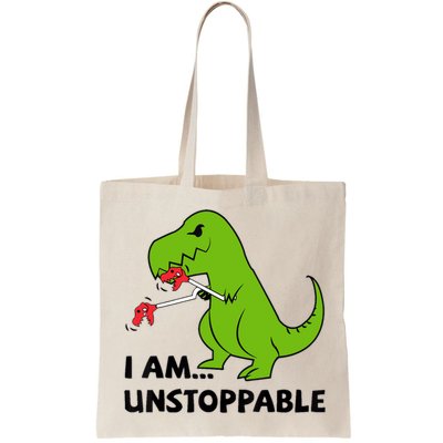 I'M UNSTOPPABLE T-Rex Dinosaur Funny Cute Trendy Bag