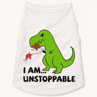 I'M UNSTOPPABLE T-Rex Dinosaur Funny Cute Trendy Doggie Tank