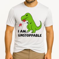 I'M UNSTOPPABLE T-Rex Dinosaur Funny Cute Trendy Performance Shirt