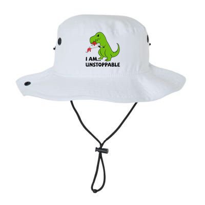 I'M UNSTOPPABLE T-Rex Dinosaur Funny Cute Trendy Legacy Cool Fit Booney Bucket Hat