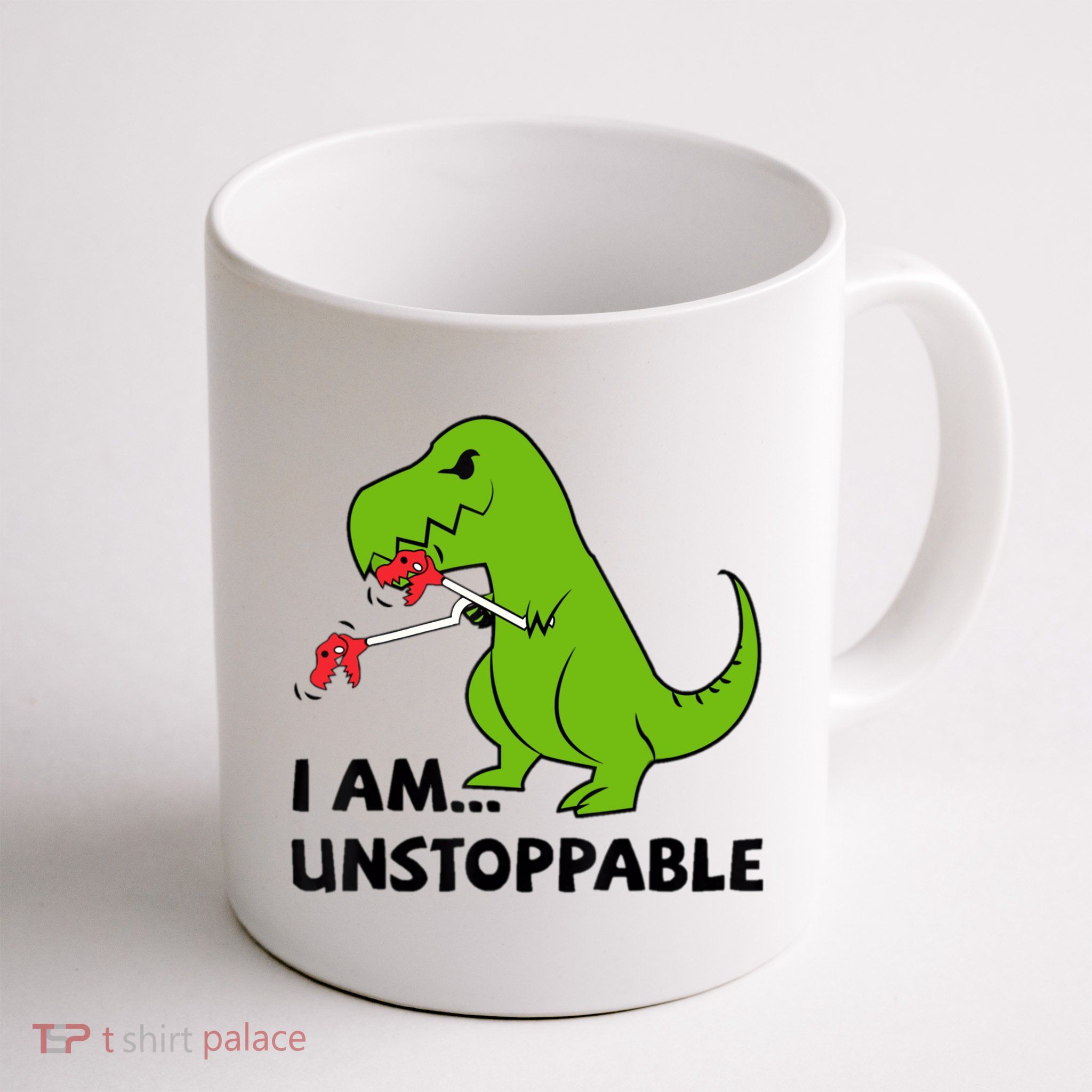I'M UNSTOPPABLE T-Rex Dinosaur Funny Cute Trendy Mug