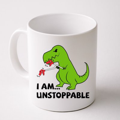 I'M UNSTOPPABLE T-Rex Dinosaur Funny Cute Trendy Mug
