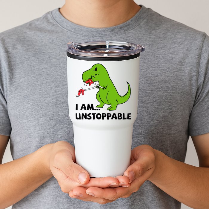 I'M UNSTOPPABLE T-Rex Dinosaur Funny Cute Trendy Tumbler