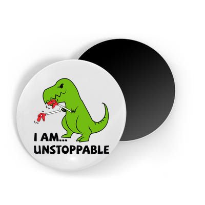 I'M UNSTOPPABLE T-Rex Dinosaur Funny Cute Trendy Magnet