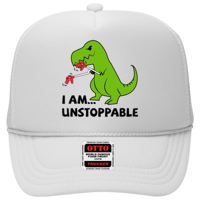 I'M UNSTOPPABLE T-Rex Dinosaur Funny Cute Trendy Trucker Hat