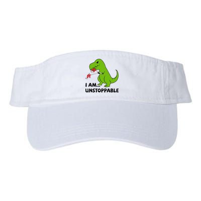 I'M UNSTOPPABLE T-Rex Dinosaur Funny Cute Trendy Visor