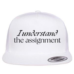 I Understand The Assignment Kamala Harris 2024 Flat Bill Trucker Hat