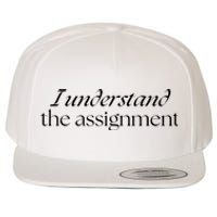 I Understand The Assignment Kamala Harris 2024 Wool Snapback Cap