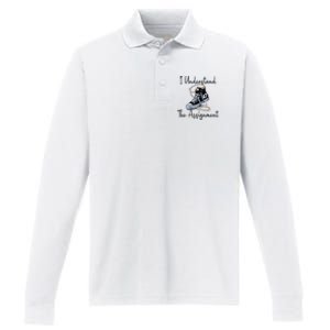 I Understand The Assignment Chucks And Pearls Election 2024 Performance Long Sleeve Polo