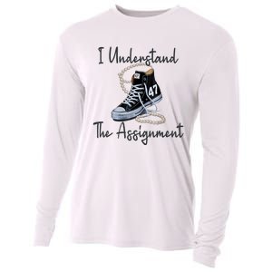 I Understand The Assignment Chucks And Pearls Election 2024 Cooling Performance Long Sleeve Crew